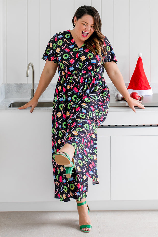 Justine Confetti Christmas Jumpsuit – Confetti Christmas jumpsuit
