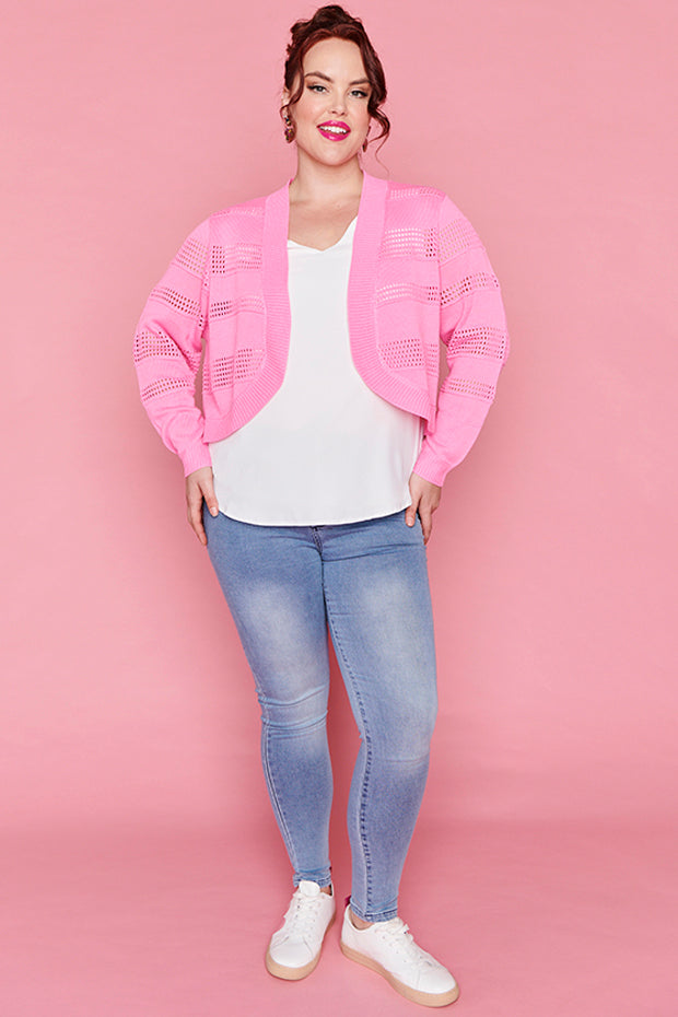 Sumita Crystal Pink Cardi – Crystal Pink cardigan