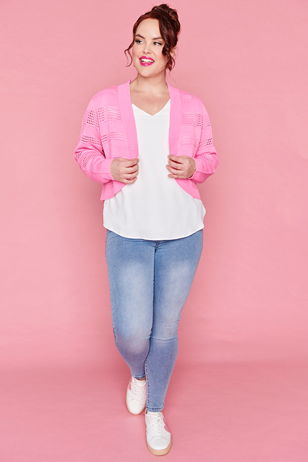 Sumita Crystal Pink Cardi – Crystal Pink cardigan