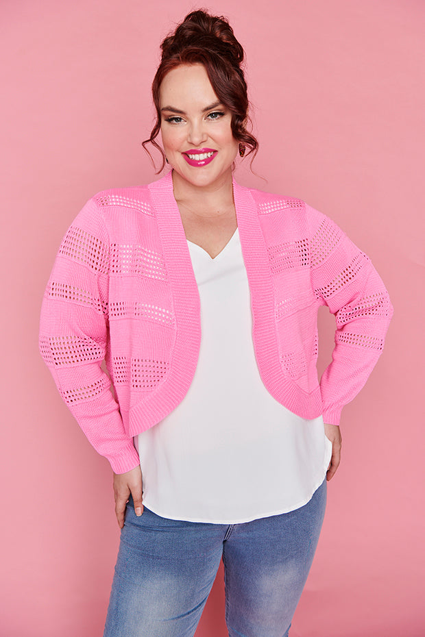 Sumita Crystal Pink Cardi – Crystal Pink cardigan