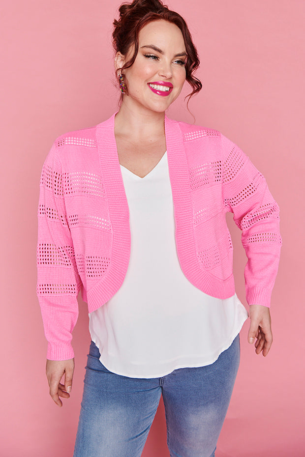 Sumita Crystal Pink Cardi – Crystal Pink cardigan