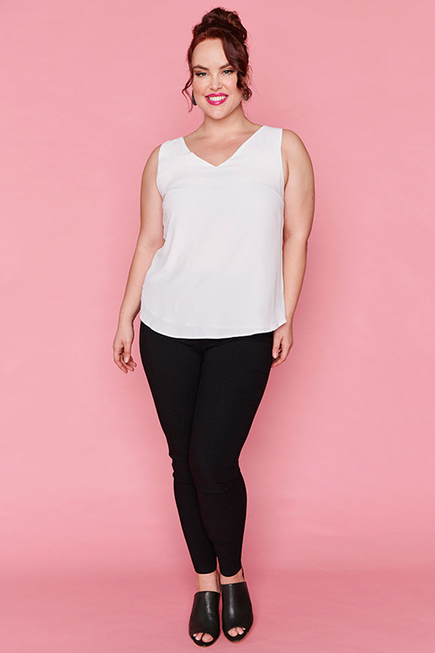 Gabrielle White Top – White loose top