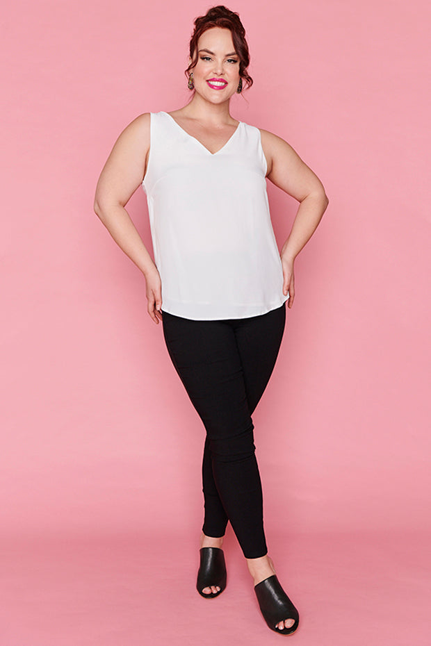 Gabrielle White Top – White loose top