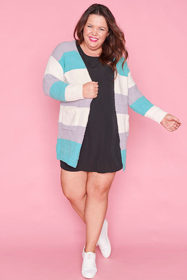Switch Blue Stripe Cardi – Blue Stripe cardigan