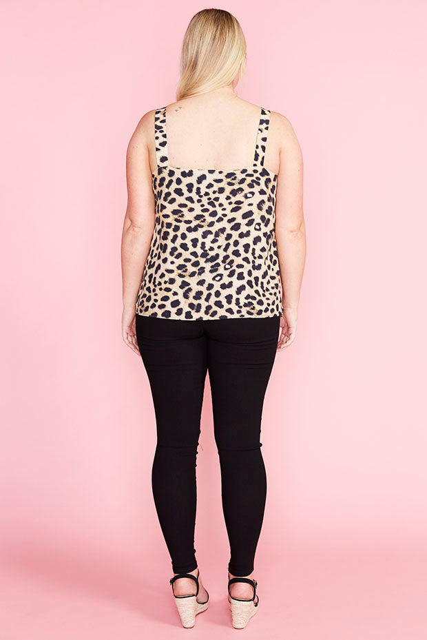 Eliza Animal Print Cami – Animal Print loose top