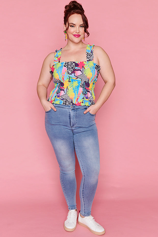 Sophie Kenzie Retro Top – Kenzie Retro crop top