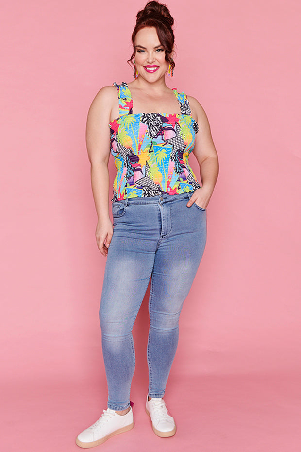 Sophie Kenzie Retro Top – Kenzie Retro crop top