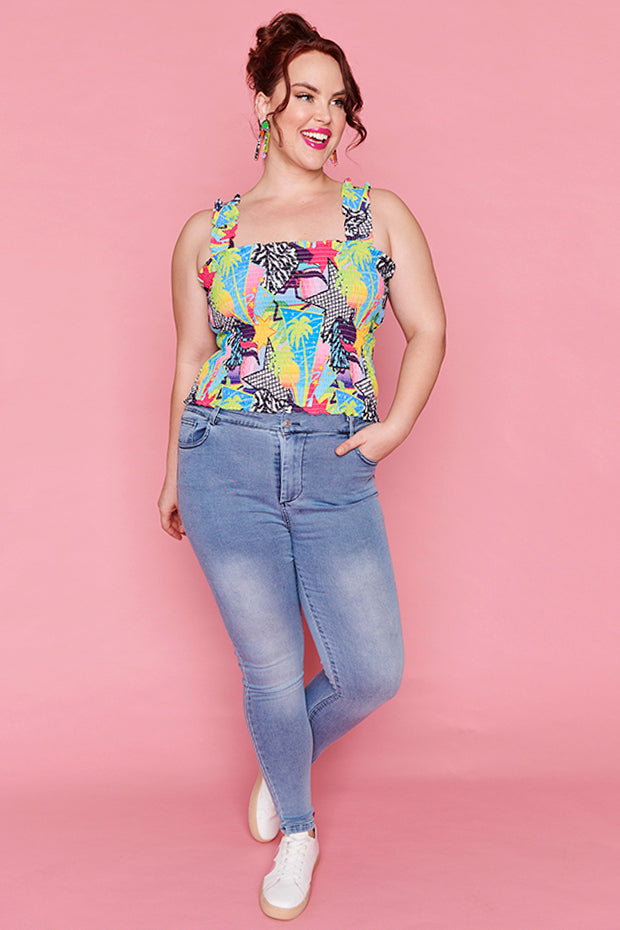 Sophie Kenzie Retro Top – Kenzie Retro crop top