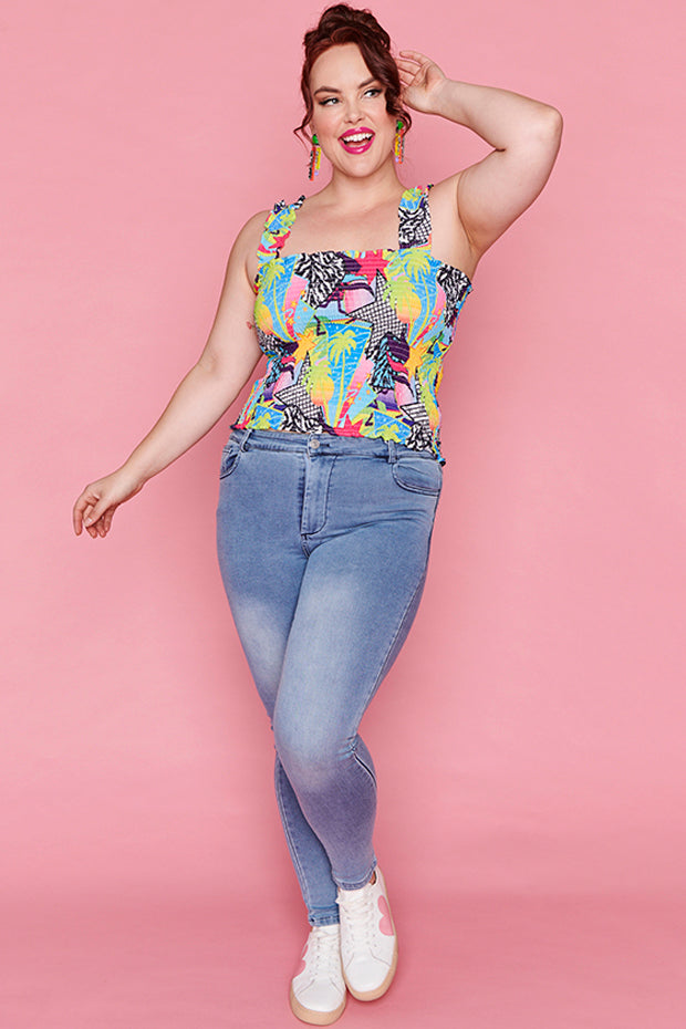 Sophie Kenzie Retro Top – Kenzie Retro crop top