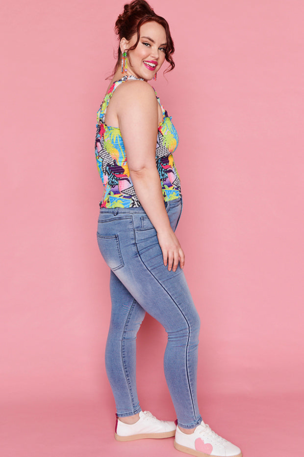 Sophie Kenzie Retro Top – Kenzie Retro crop top