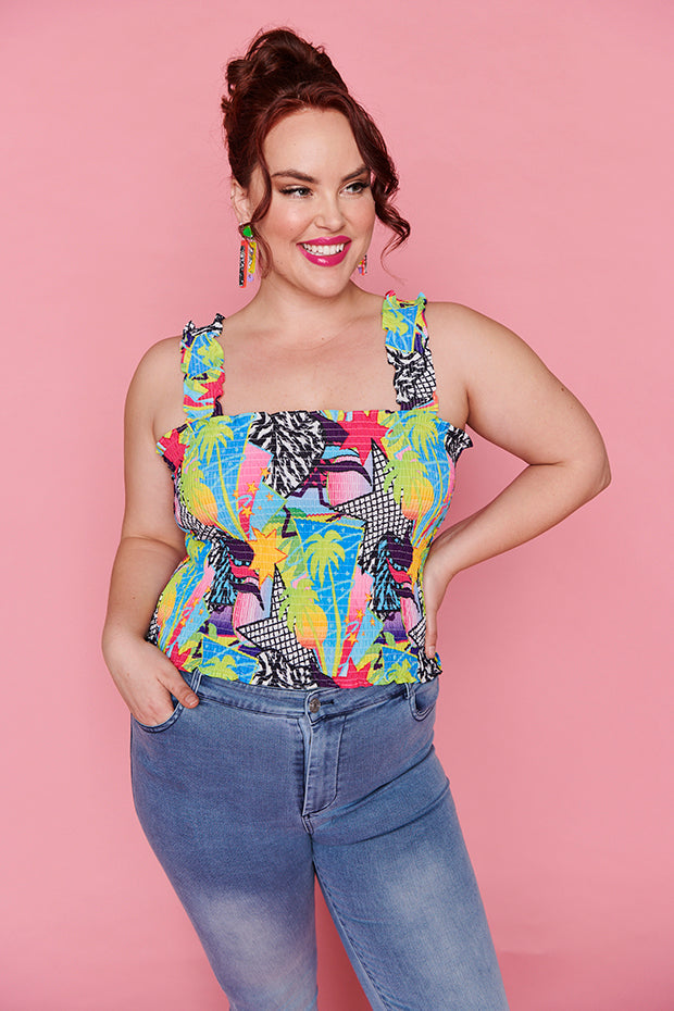 Sophie Kenzie Retro Top – Kenzie Retro crop top