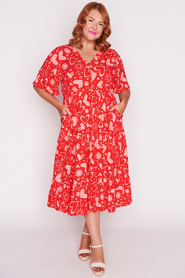 Jessica Love N Sun Dress – Love N Sun midi dress