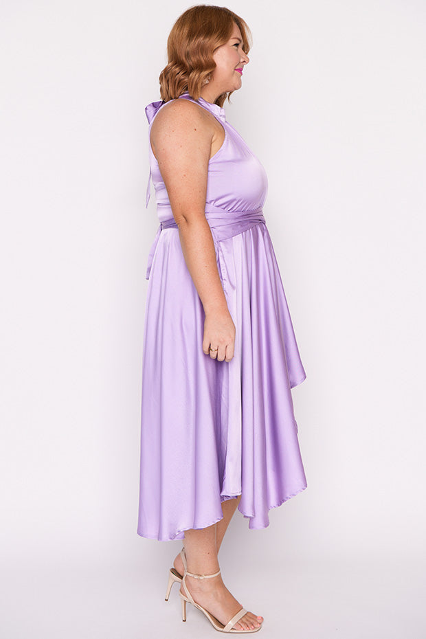 Oceania Purple Rose Party Dress – Purple Rose midi dress