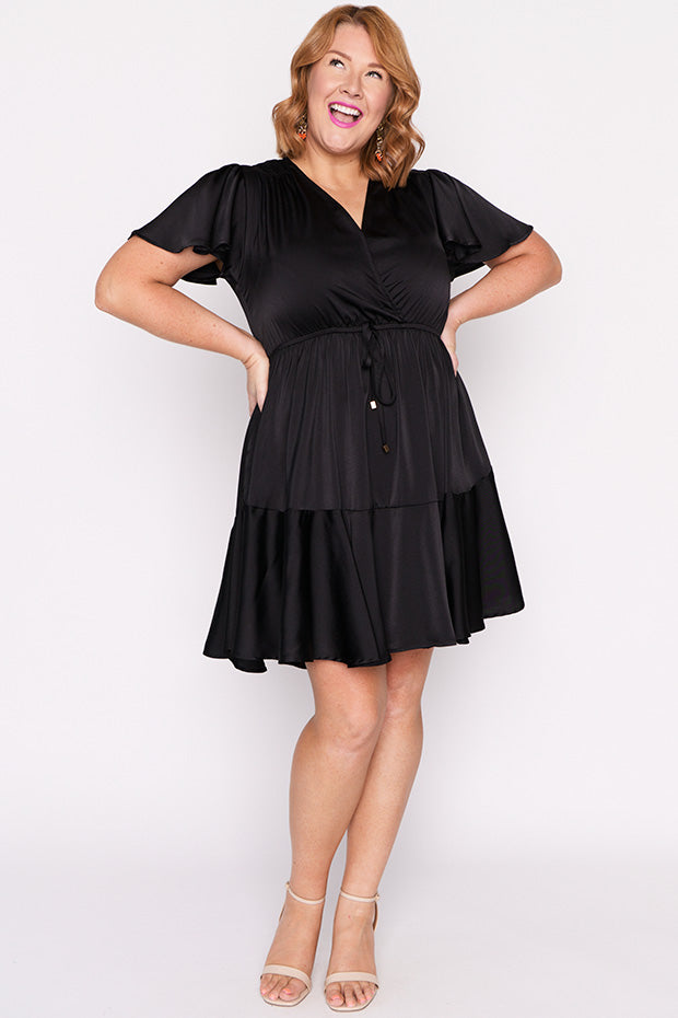 Peyton Black Party Dress – Black Party mini dress