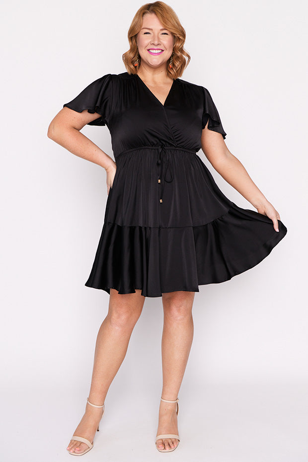 Peyton Black Party Dress – Black Party mini dress