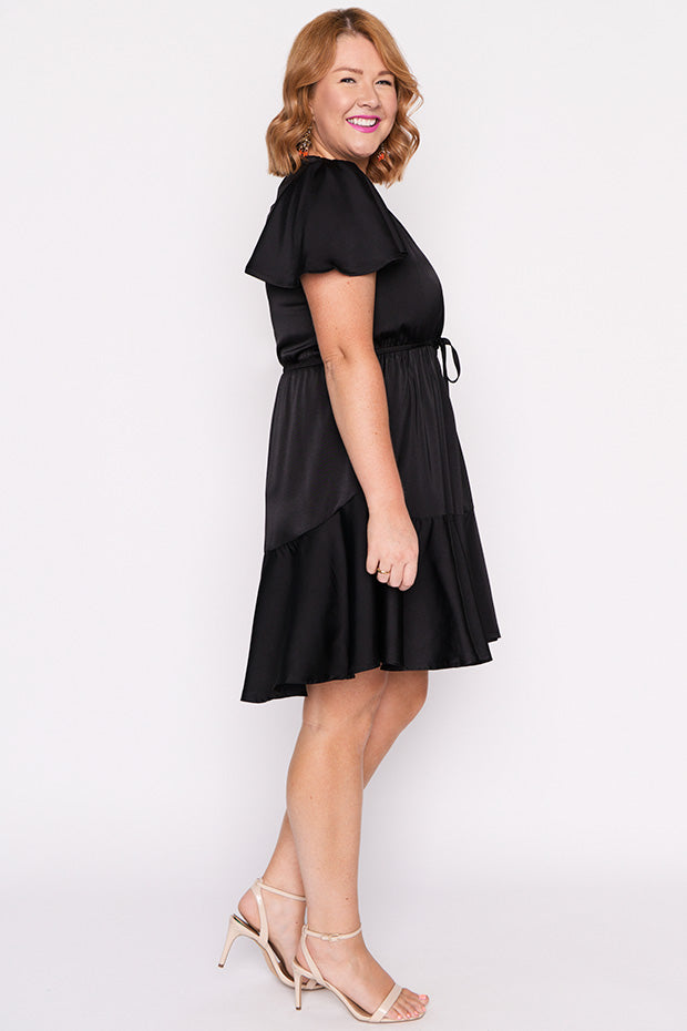 Peyton Black Party Dress – Black Party mini dress