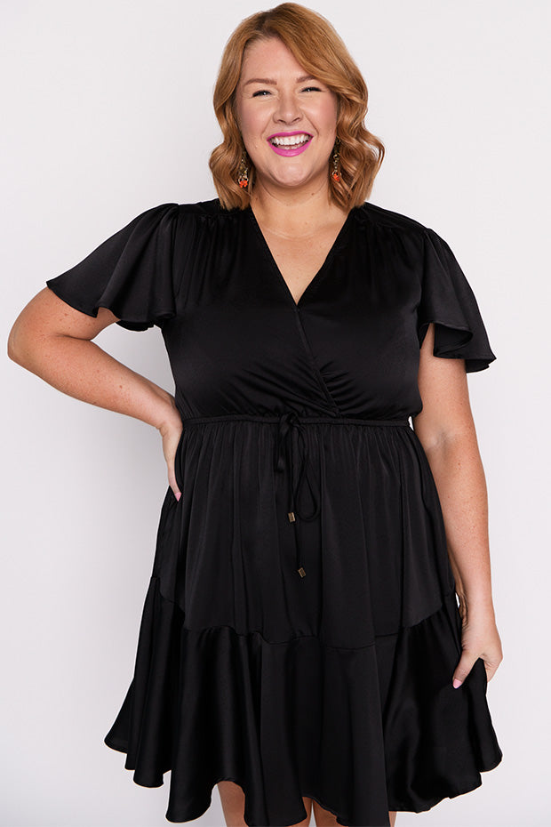 Peyton Black Party Dress – Black Party mini dress