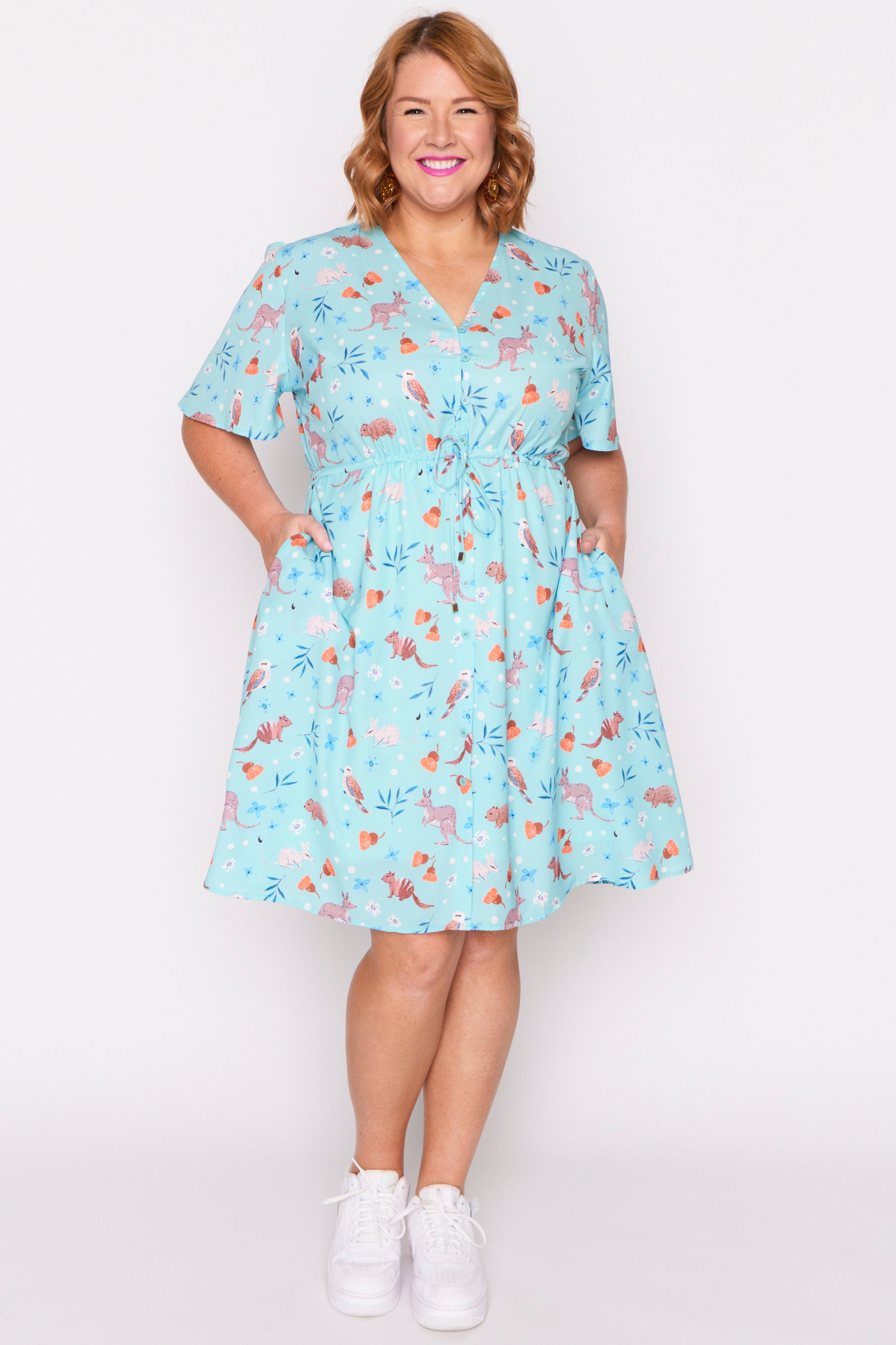 Siena Hopping Happy Dress – Hopping Happy knee length dress