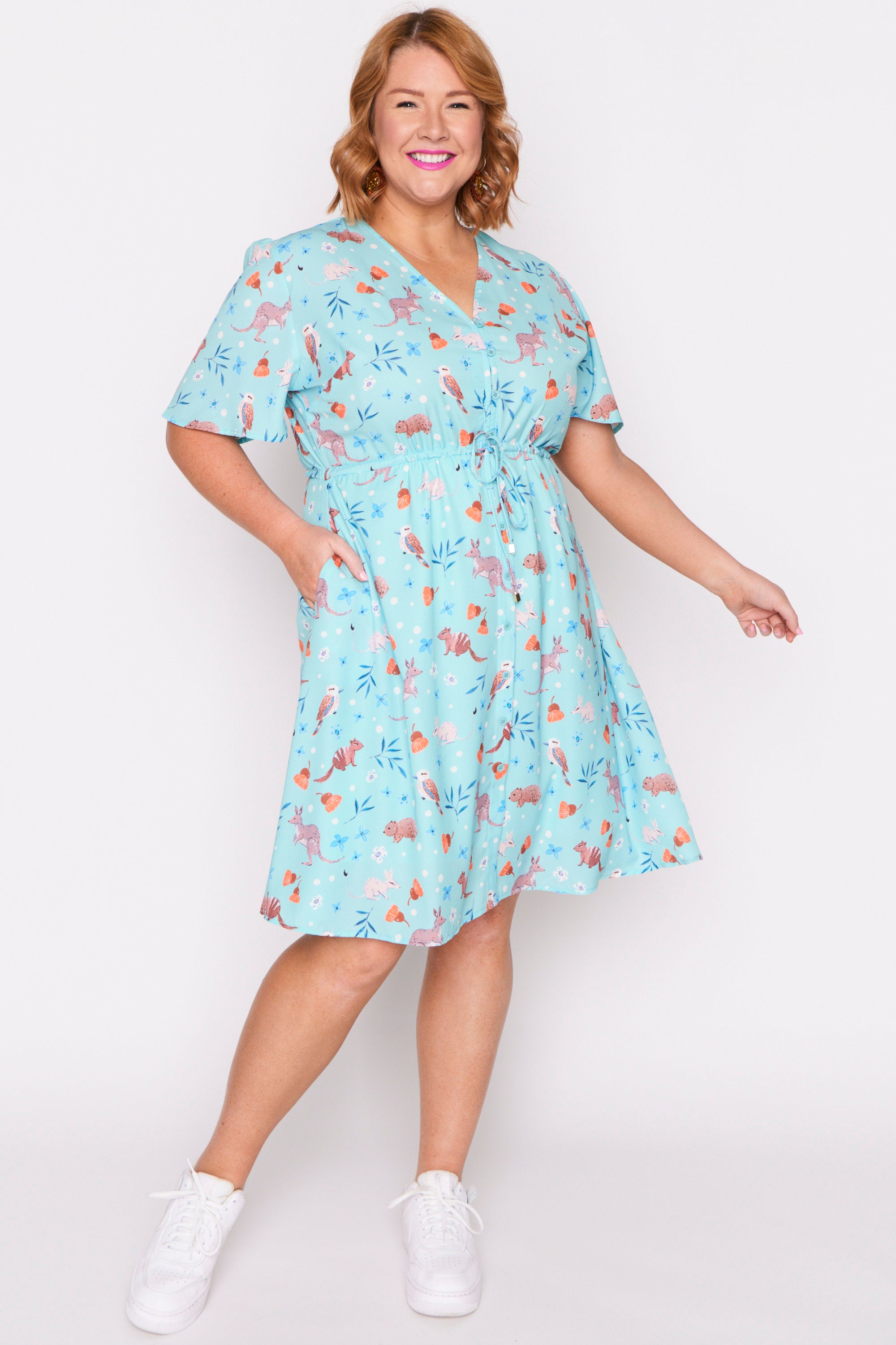Siena Hopping Happy Dress – Hopping Happy knee length dress