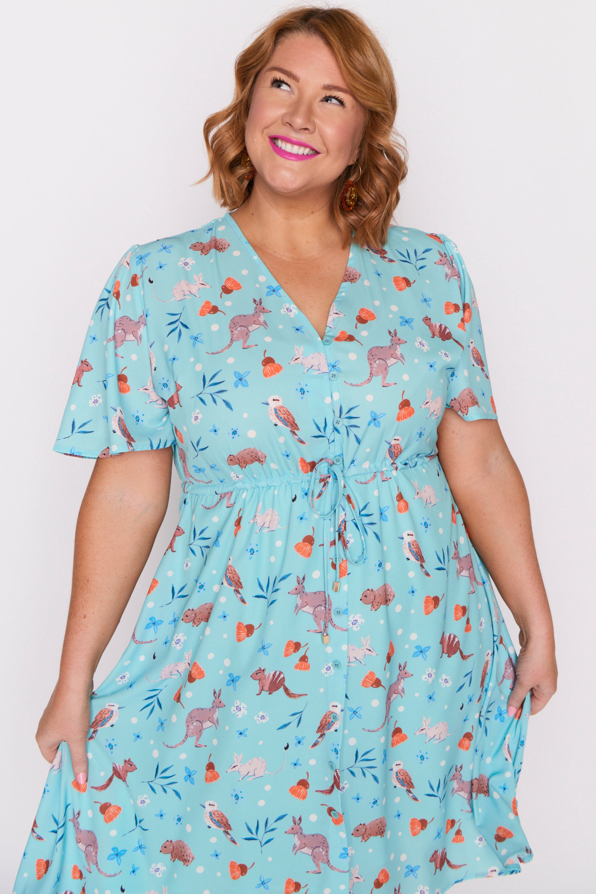 Siena Hopping Happy Dress – Hopping Happy knee length dress