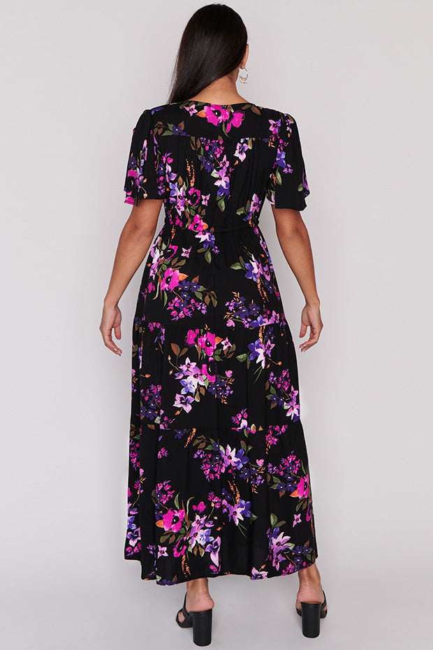 Alexia Night Flower Maxi Dress – Night Flower maxi dress