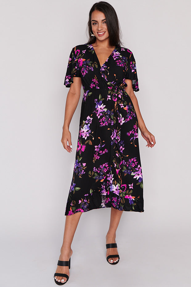 Mason Night Flower Dress – Night Flower midi dress
