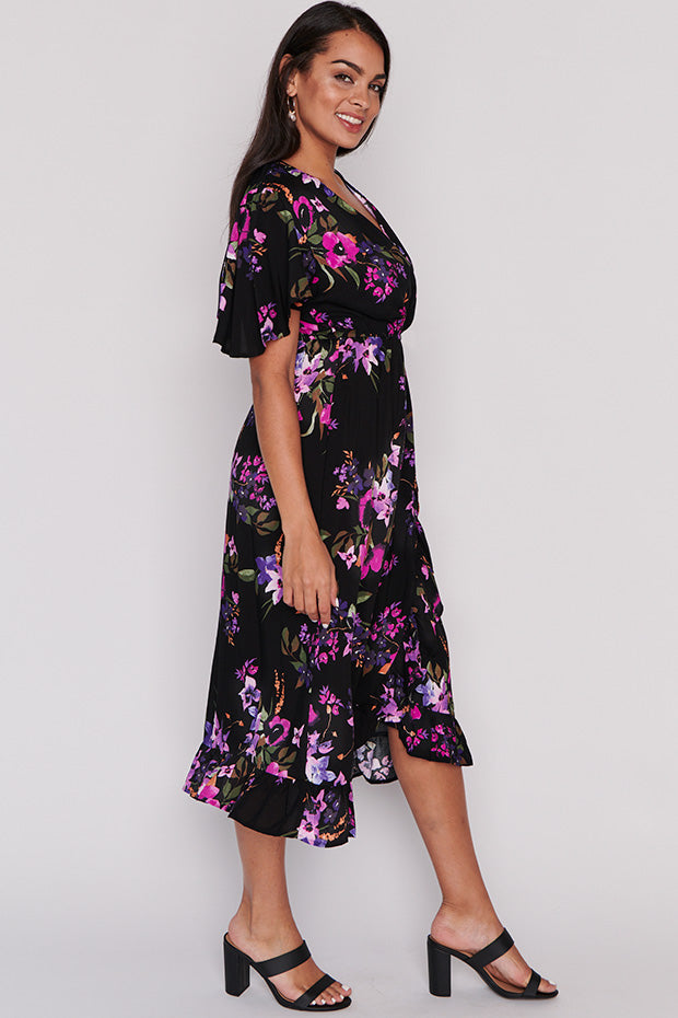 Mason Night Flower Dress – Night Flower midi dress