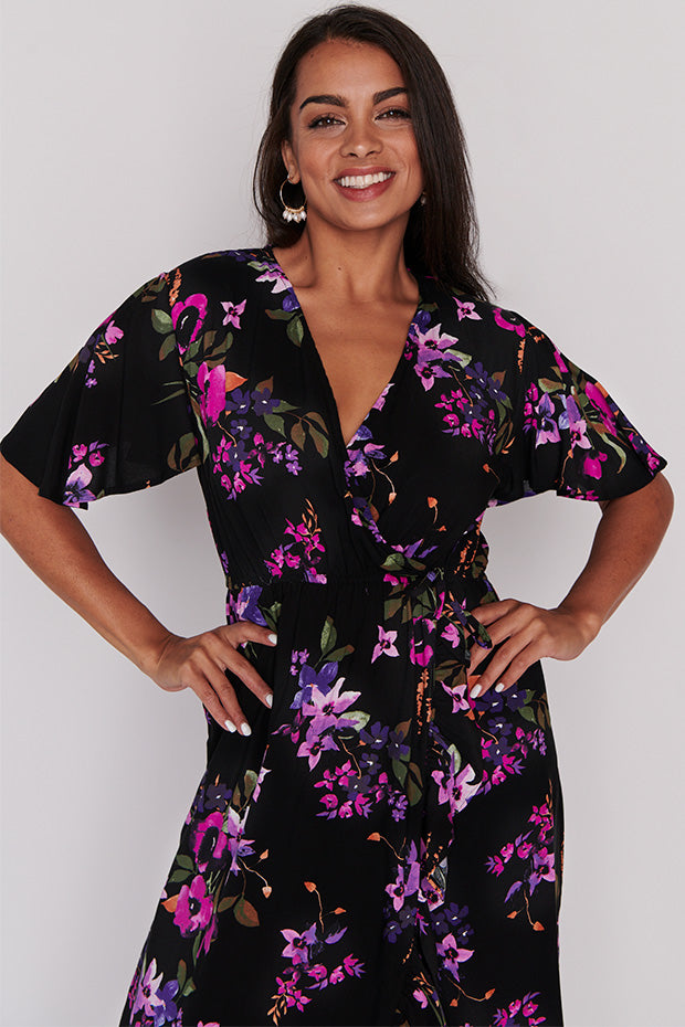 Mason Night Flower Dress – Night Flower midi dress