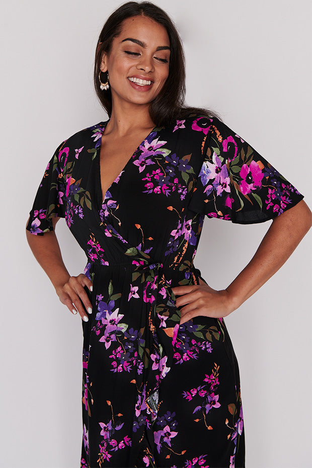 Mason Night Flower Dress – Night Flower midi dress