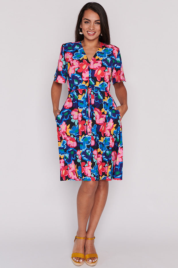 Siena Perfect Poppies Dress – Perfect Poppies knee length dress