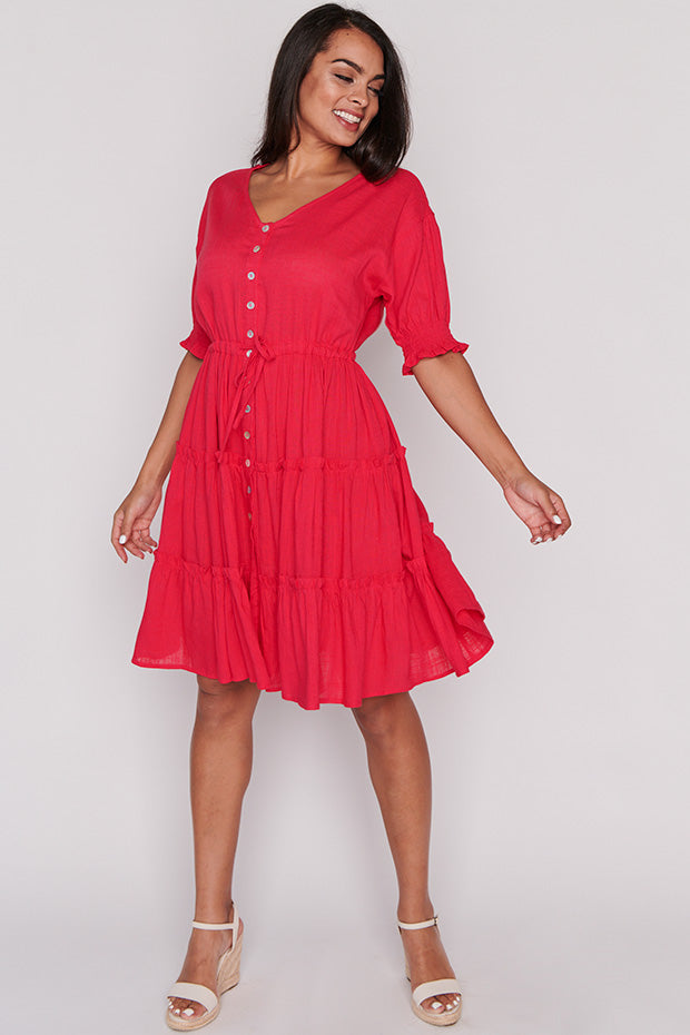 Sonya Watermelon Dress – Watermelon shift dress