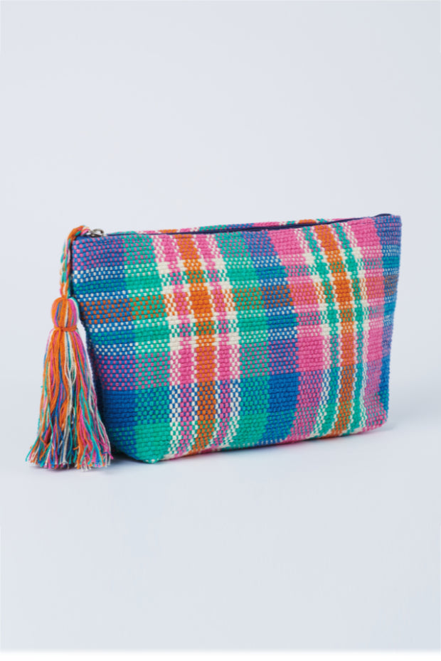 Check Me Out Pink Check Clutch – Check Me Out tote bag
