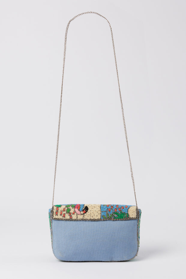 Flamingo Fever Blue Sequin Bag – Fever Blue pouch