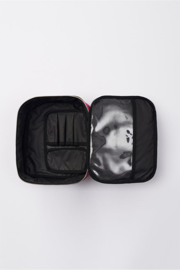 Fran Rainbow Pebble Spot Cosmetic Case – Rainbow Pebble Spot cosmetic bag