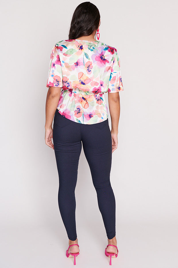 Just Jaz Whimsy Flower Top – Jaz Whimsy Flower loose top