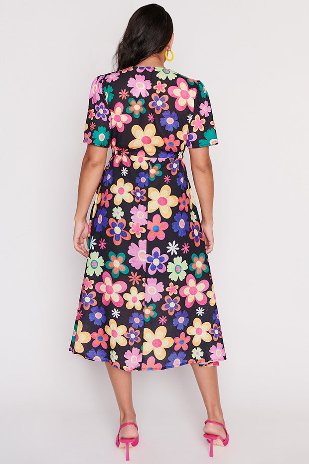 Kristina Daisy Pop Dress – Daisy Pop midi dress