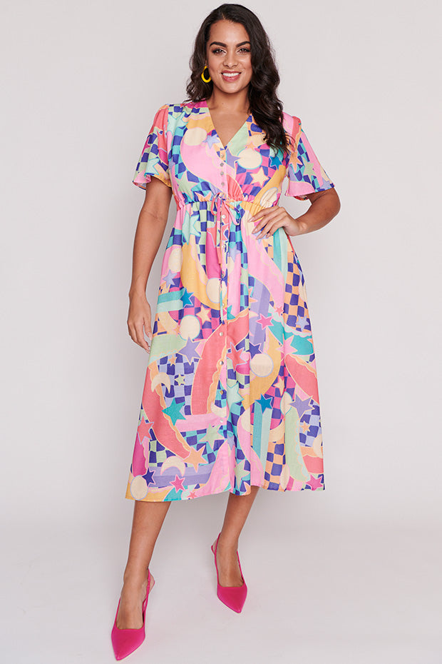 Kristina Interstellar Overdrive Dress – Interstellar Overdrive midi dress