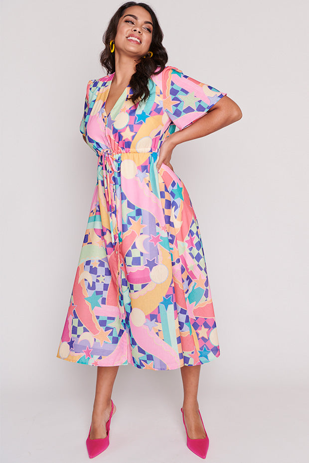 Kristina Interstellar Overdrive Dress – Interstellar Overdrive midi dress