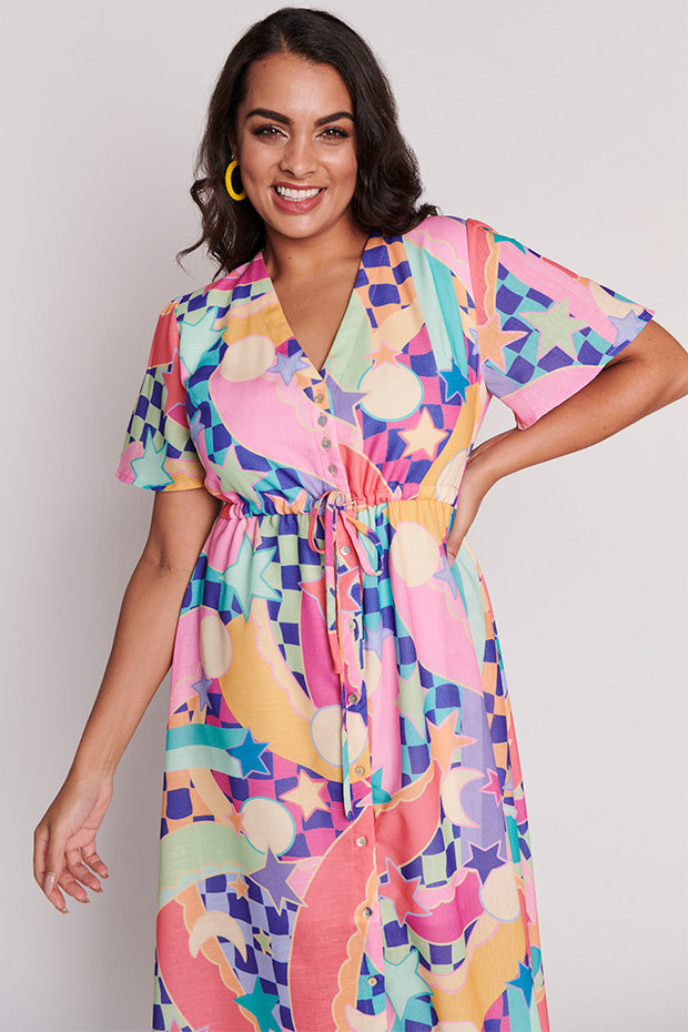 Kristina Interstellar Overdrive Dress – Interstellar Overdrive midi dress