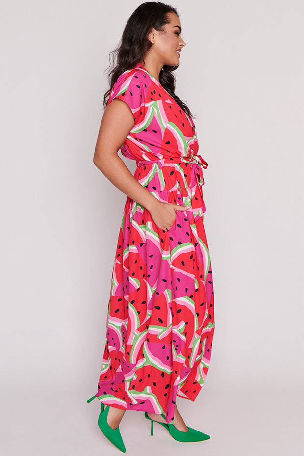 miley maxi dress Miley Watermelon Stack Dress – Little Party Dress