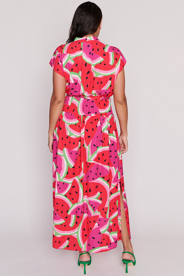 Miley Watermelon Stack Dress – Watermelon Stack maxi dress