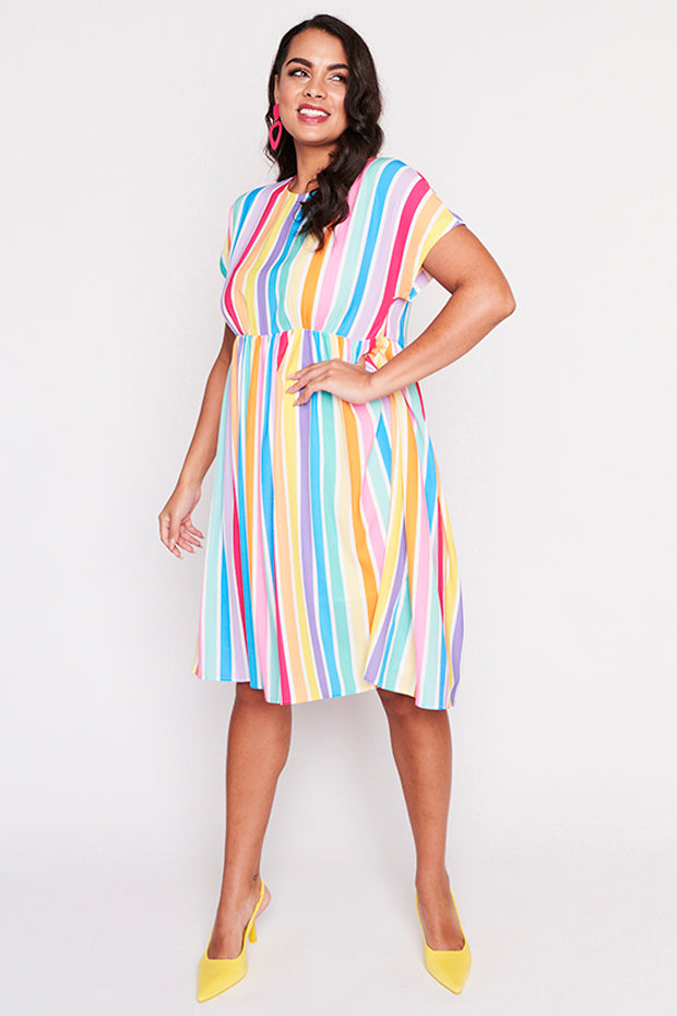 Bam LPD Candy Stripe Dress – LPD Candy Stripe midi dress