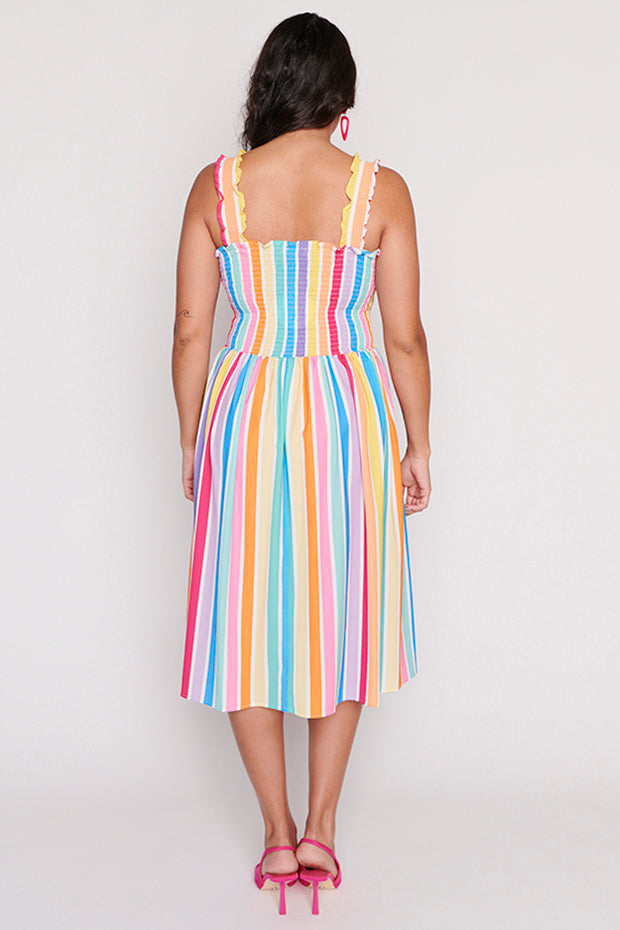 Wallflower LPD Candy Stripe Dress – LPD Candy Stripe midi dress