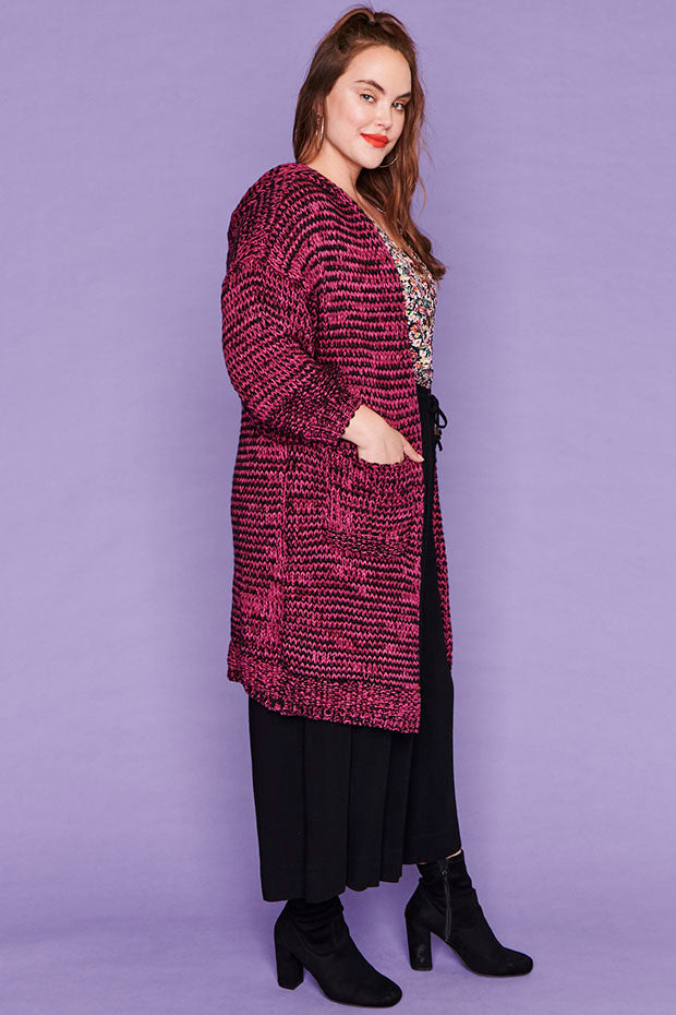 Mellie Burgundy Cardi – Burgundy cardigan