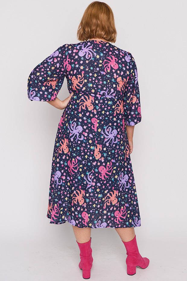 Kristen Octopus Garden Dress – Octopus Garden midi dress